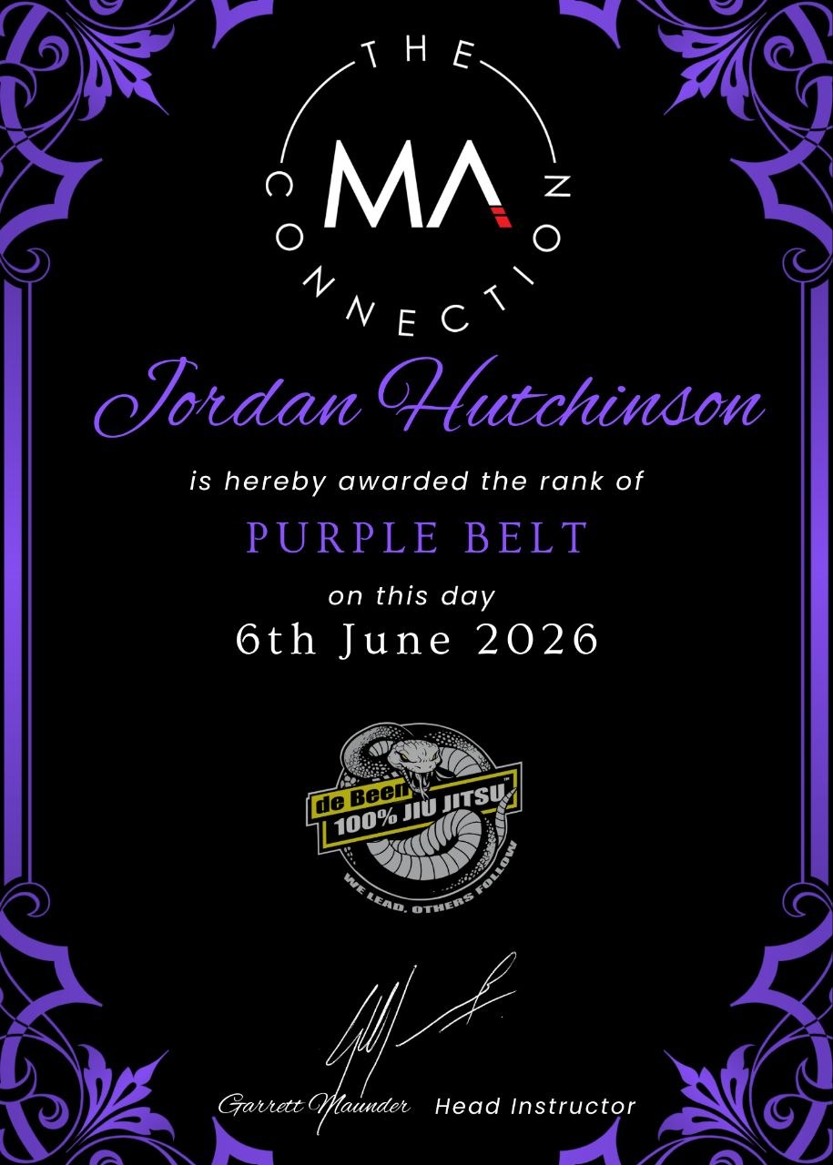 Jordan Hutchinson - Purple Belt