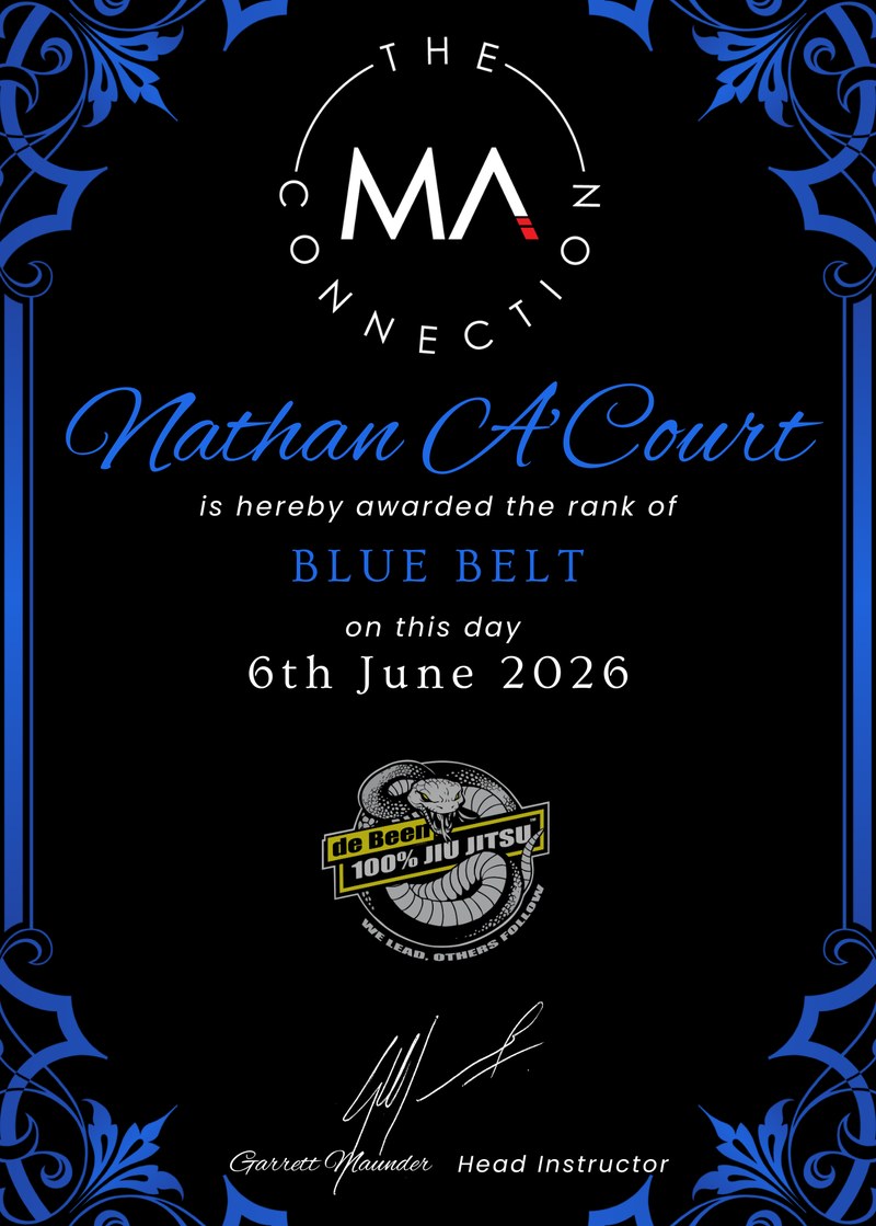 Nathan A'Court - Blue Belt