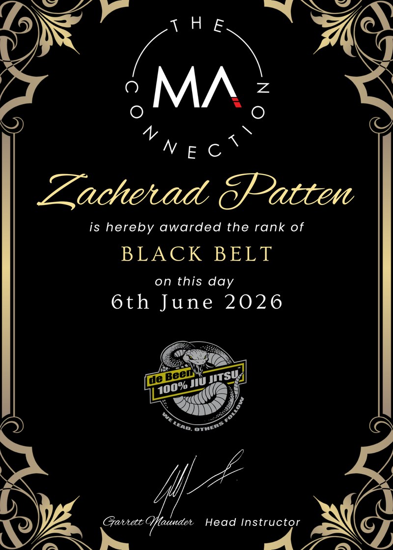 Zacherad Patten - Black Belt